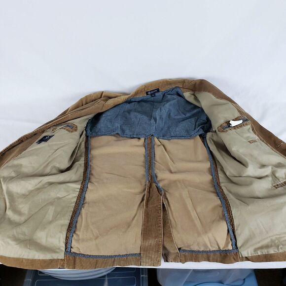 J. Crew Corduroy Blazer Mens L Camel Brown Two-Button Heritage Dapper Academia - Picture 7 of 10